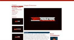 Desktop Screenshot of jangeloproductions.com